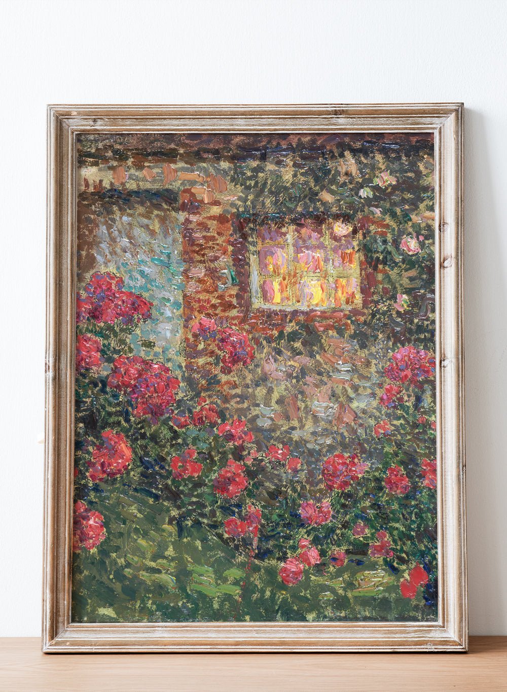 "Cottage Among the Roses" Art Print_Sugar & Canvas