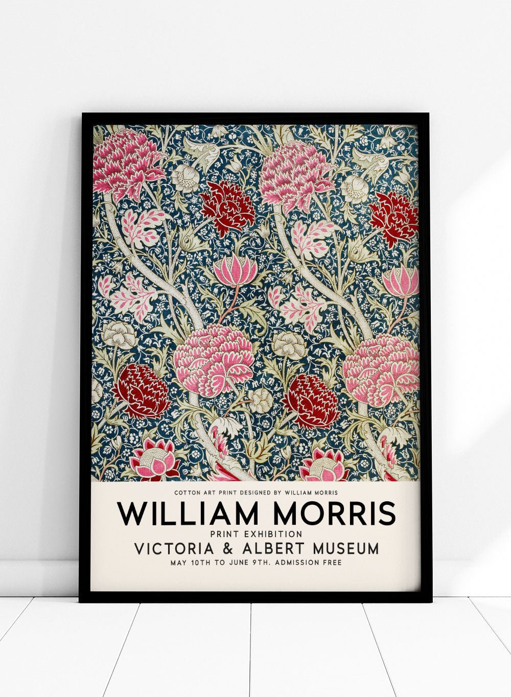 William Morris Cray Flowers Art Print_Sugar & Canvas