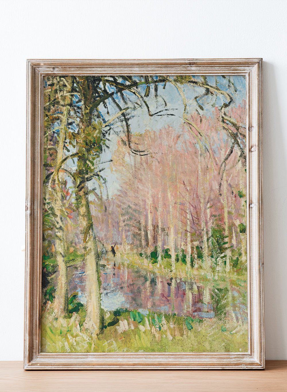 "Walk Along the Seine at Veneux - les - Sablons" Art Print_Sugar & Canvas