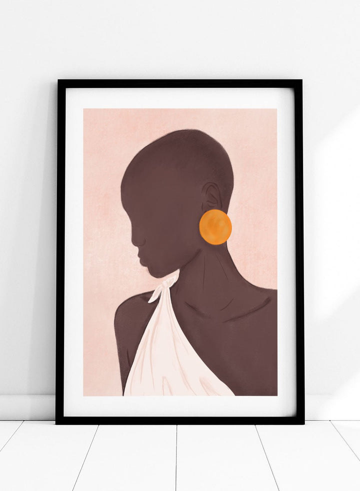 'Silhouette No.1' Aesthetic Art Print_Sugar & Canvas