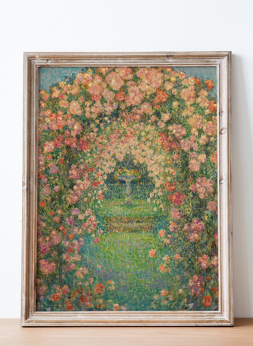 "The Rose Garden, Gerberoy" Art Print_Sugar & Canvas
