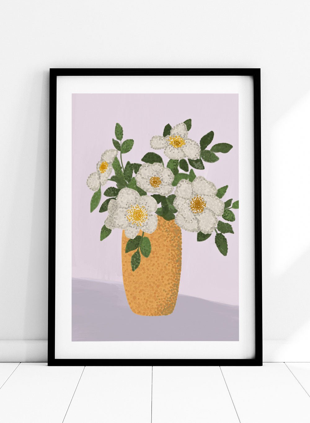 'Yellow Vase' Aesthetic Art Print_Sugar & Canvas