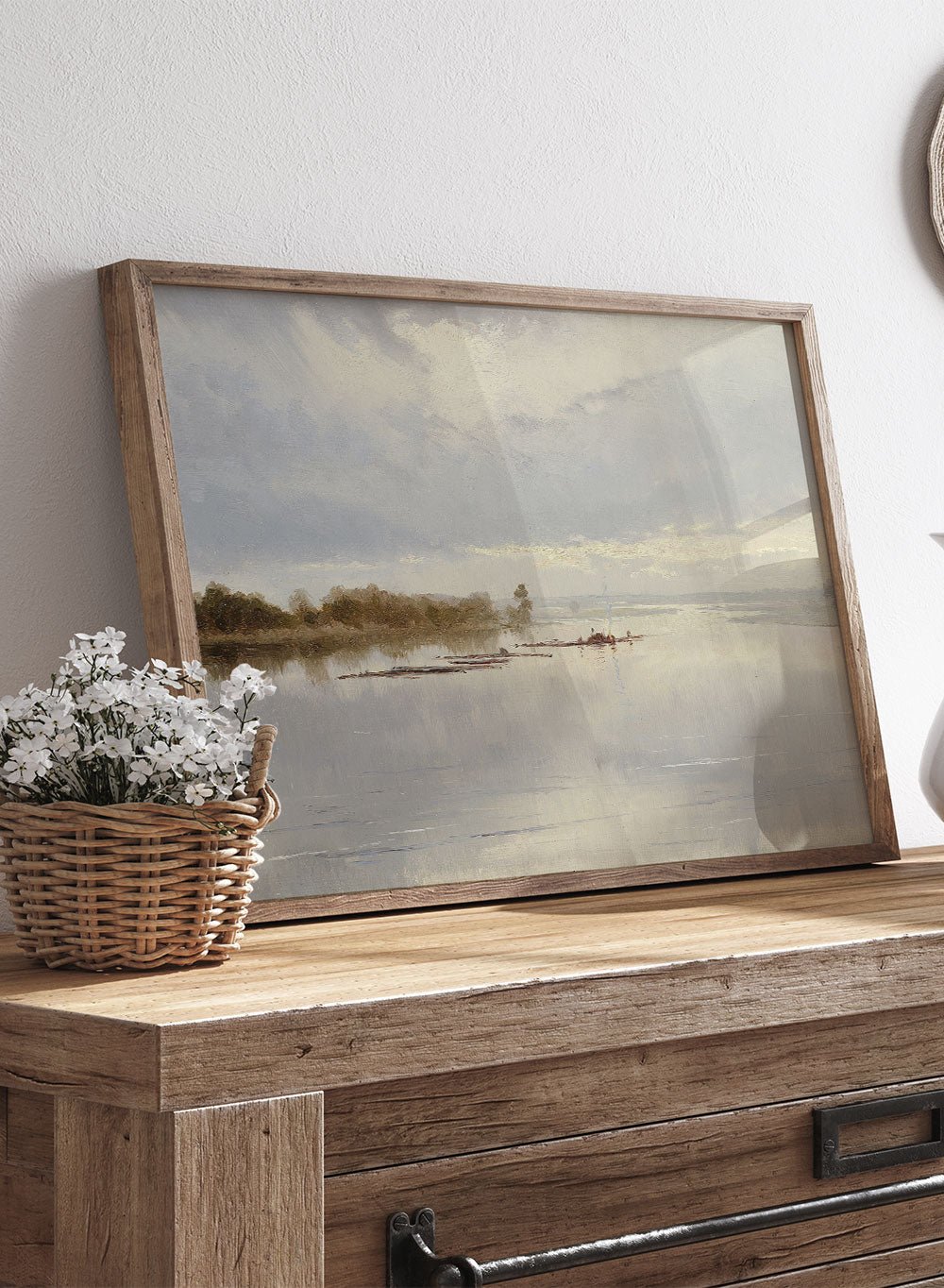 "River Landscape" Art PrintVP113Sugar & Canvas