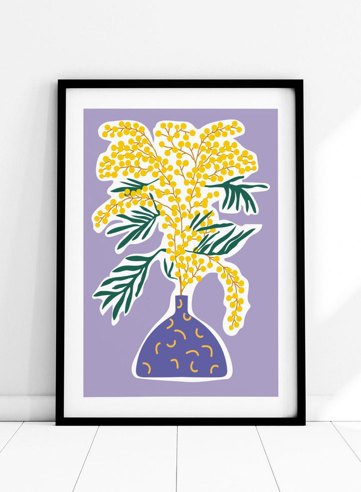 Abstract Flowers Art Print_Sugar & Canvas