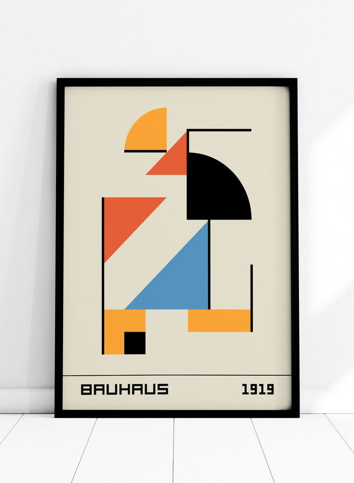 Bauhaus 1919 Abstract Geometric Art Print BH57_Sugar & Canvas
