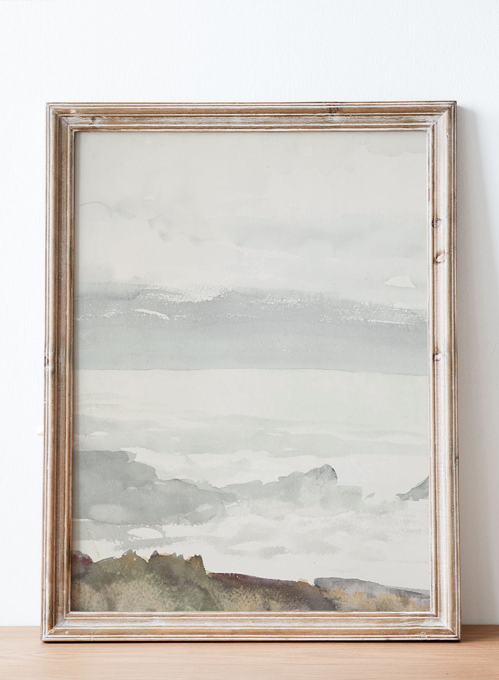 "Ocean Seen from a Cliff, Prout’s Neck, Maine" Art Print_Sugar & Canvas