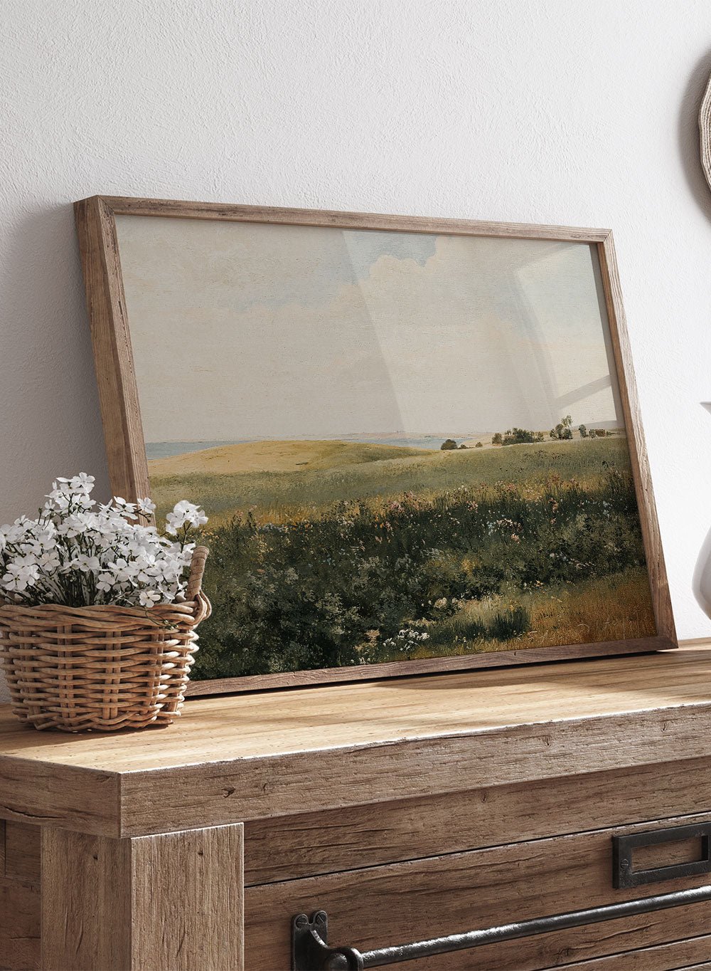 "Summer Landscape with Rolling Fields" Art Print_Sugar & Canvas