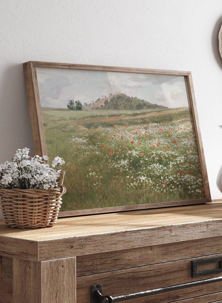 "Fields with Wild Poppies" Art Print_Sugar & Canvas