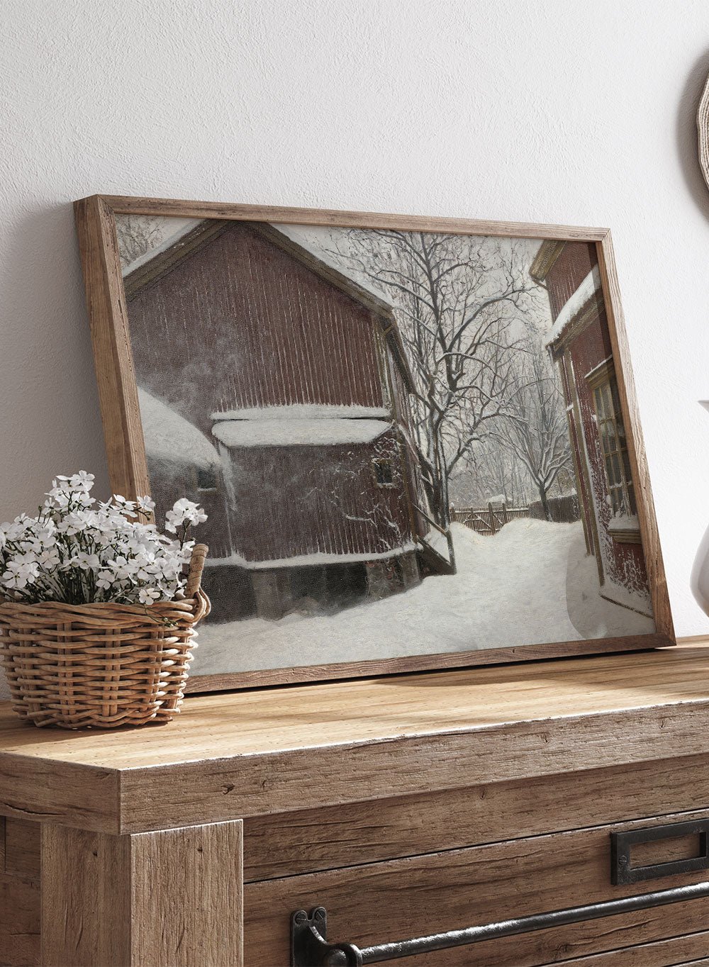 "Snefokk i Majorstuveien 8" Art Print_Sugar & Canvas