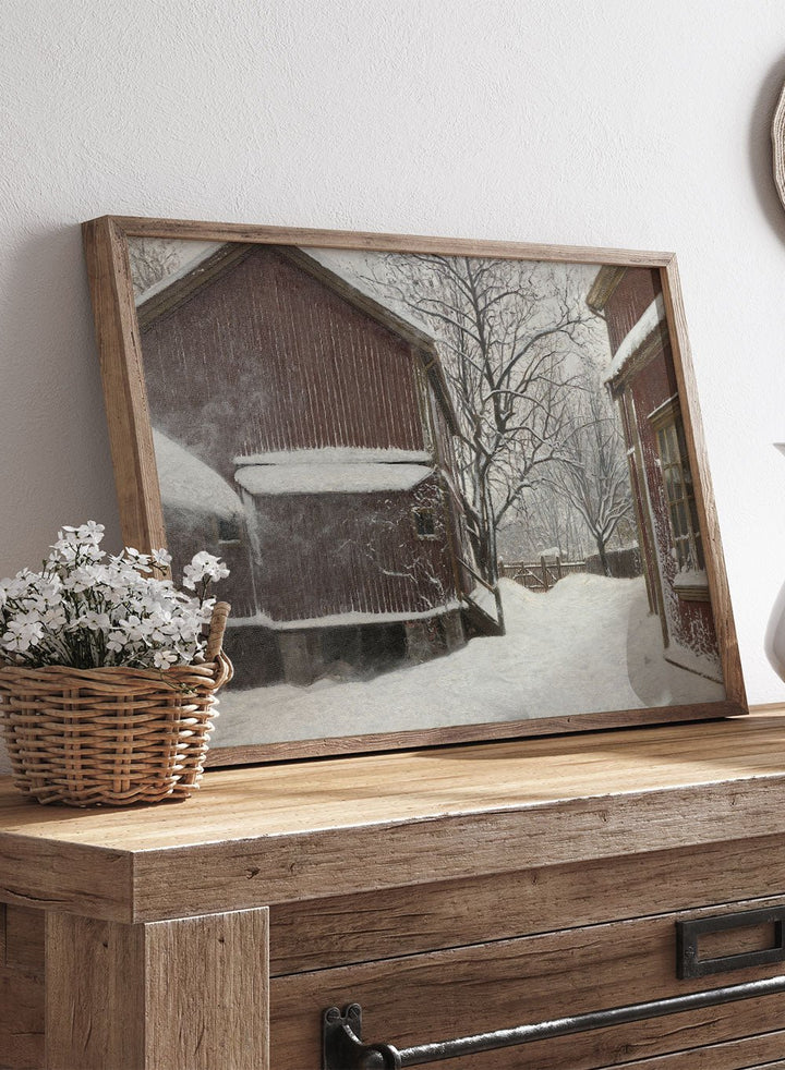 "Snefokk i Majorstuveien 8" Art Print_Sugar & Canvas