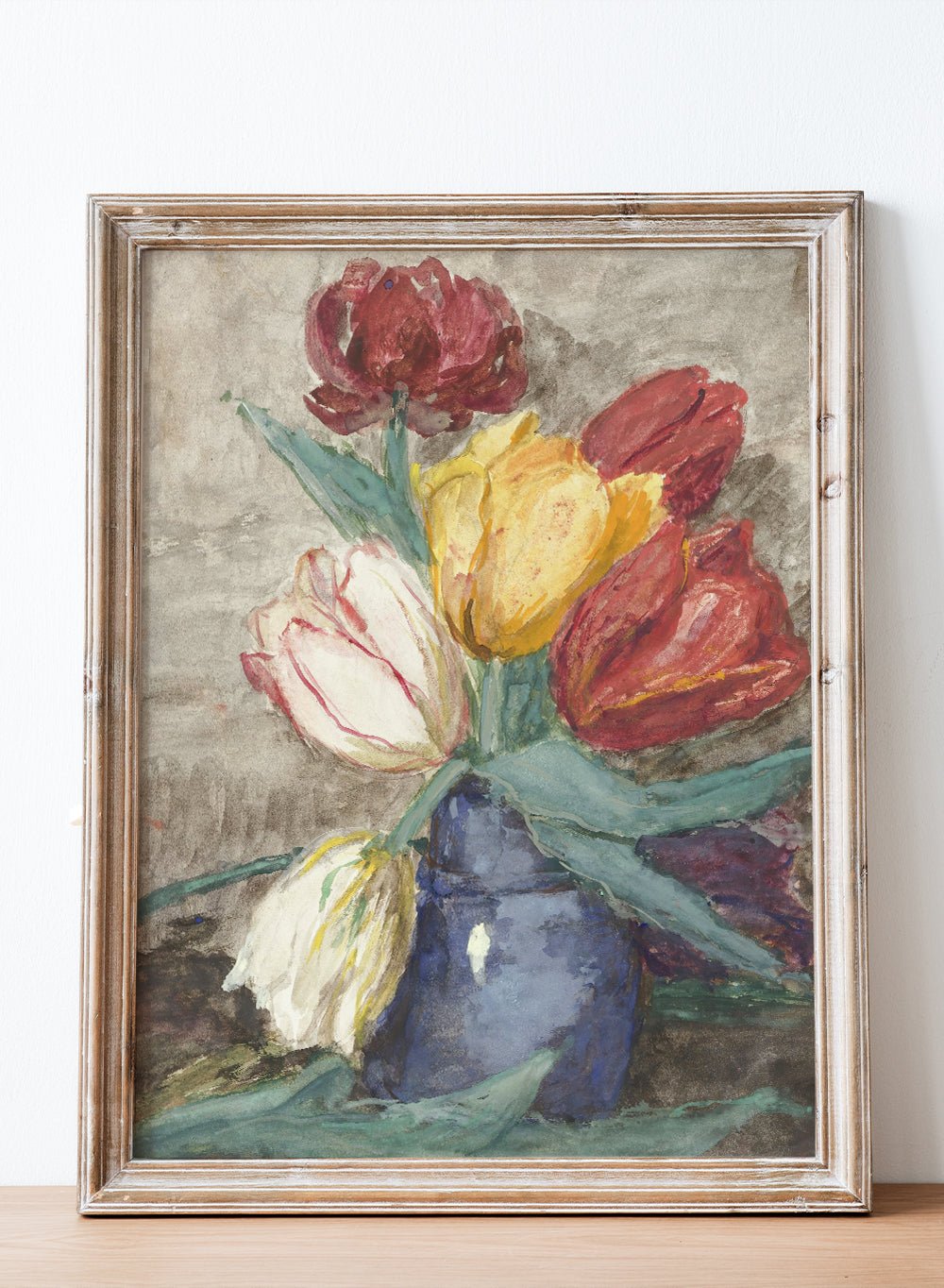 "Tulips in a Vase" Art Print_Sugar & Canvas