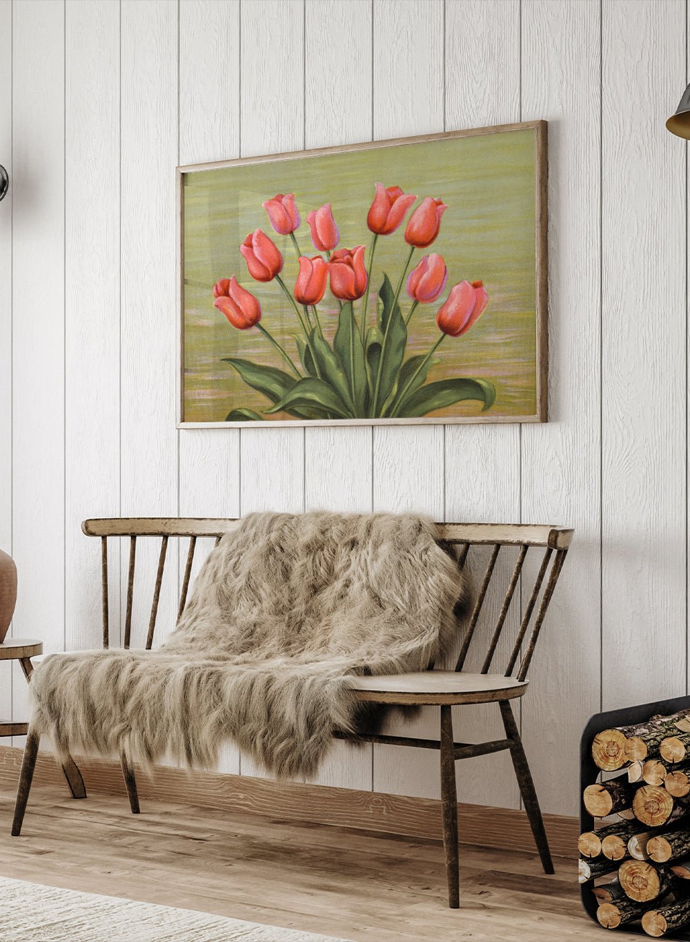 "Red Tulip" Art Print_Sugar & Canvas