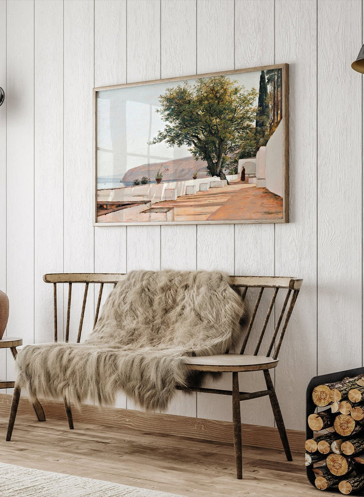 "Scene near Sorrento Overlooking the Sea" Art Print_Sugar & Canvas