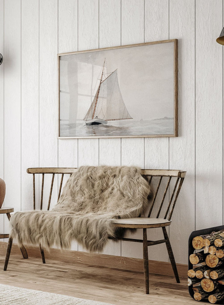 "Sailing off Gloucester" Art Print_Sugar & Canvas