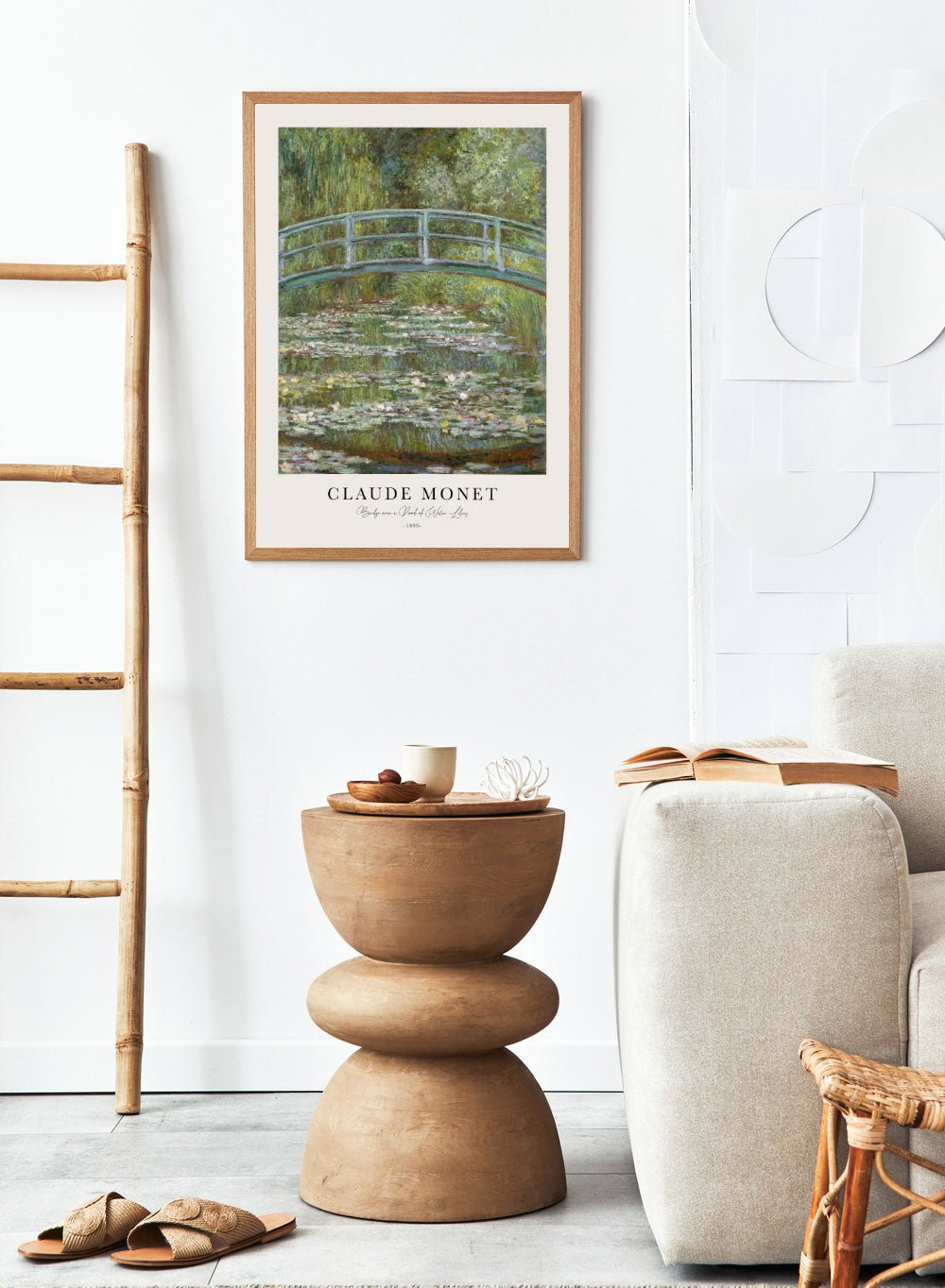 Monet Bridge over a Pond of Water Lilies 1899 Print N71_Sugar & Canvas