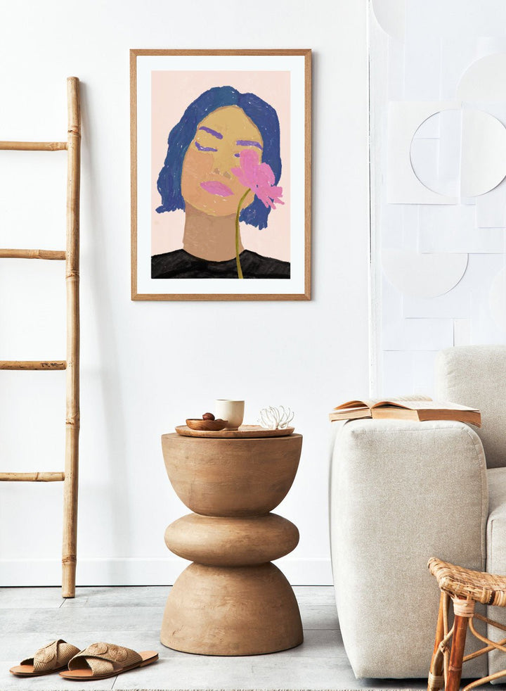 'Lost in Thought' Aesthetic Art Print_Sugar & Canvas