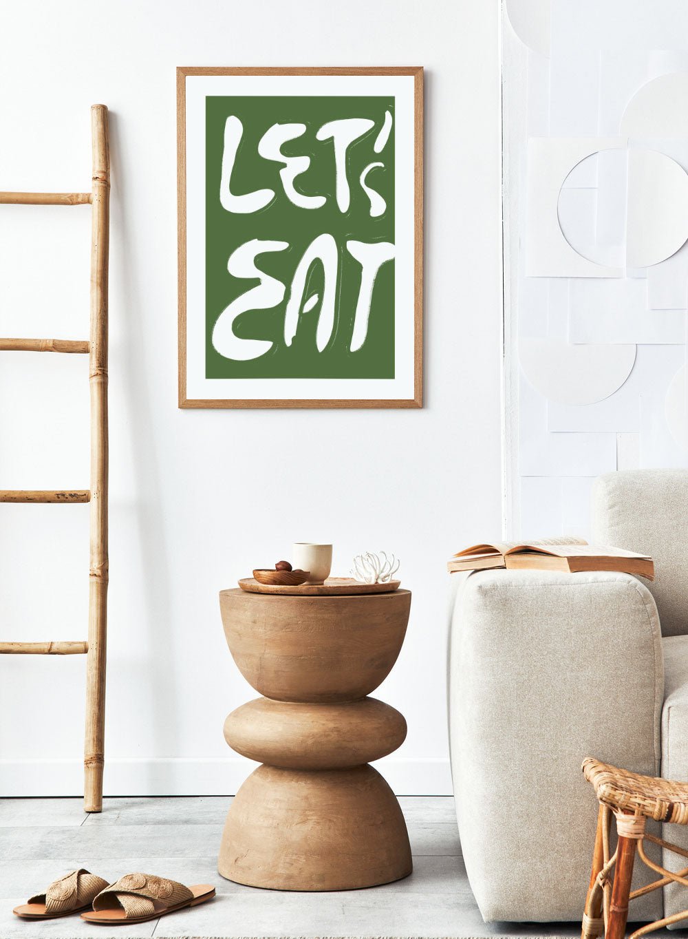 'Let’s Eat' Aesthetic Art Print_Sugar & Canvas