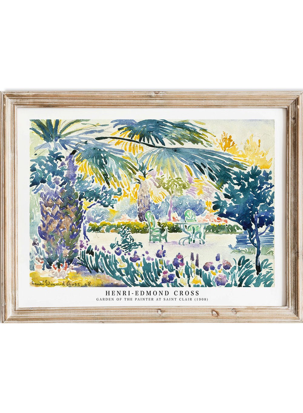 Garden of the Painter at Saint Clair by Henri - Edmond Cross Print_Sugar & Canvas