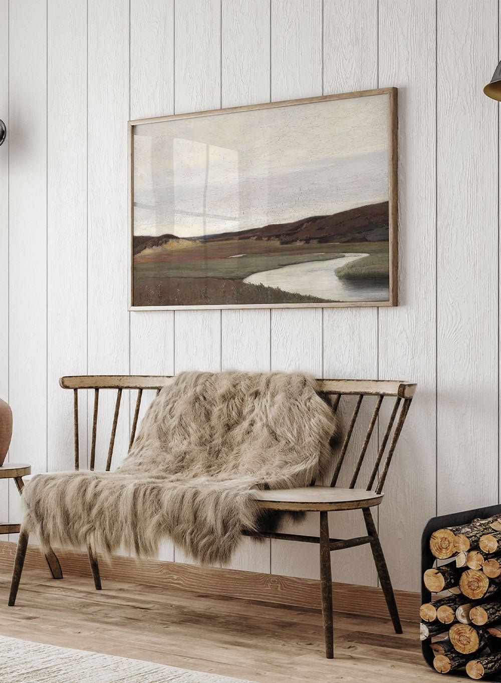 "A Summer's Day by the River Karup" Art Print_Sugar & Canvas