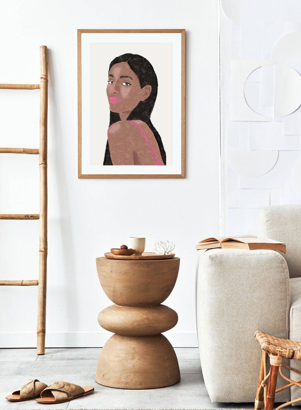 'Summer Gaze' Aesthetic Art Print_Sugar & Canvas