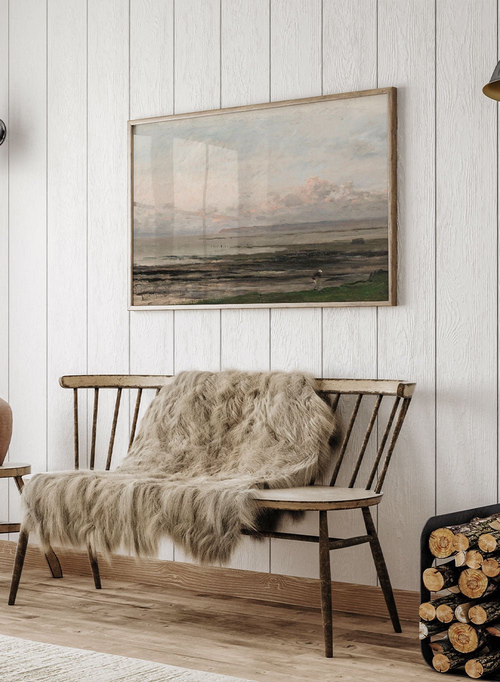 "Beach at Ebb Tide" Art Print_Sugar & Canvas