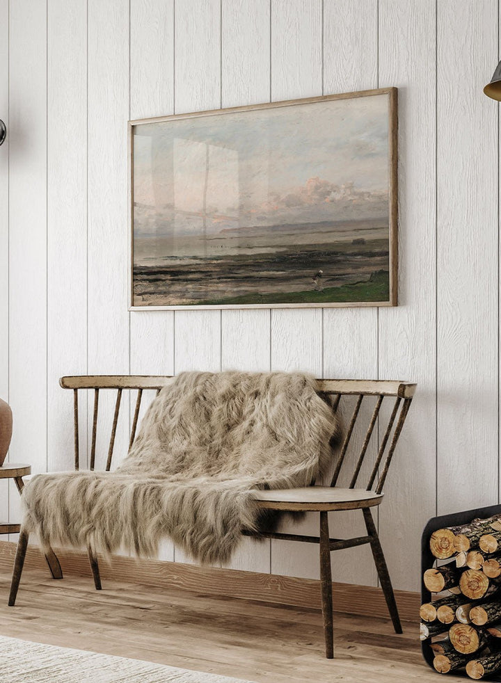 "Beach at Ebb Tide" Art Print_Sugar & Canvas