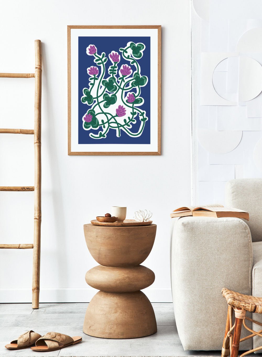 Abstract Flowers Art Print_Sugar & Canvas