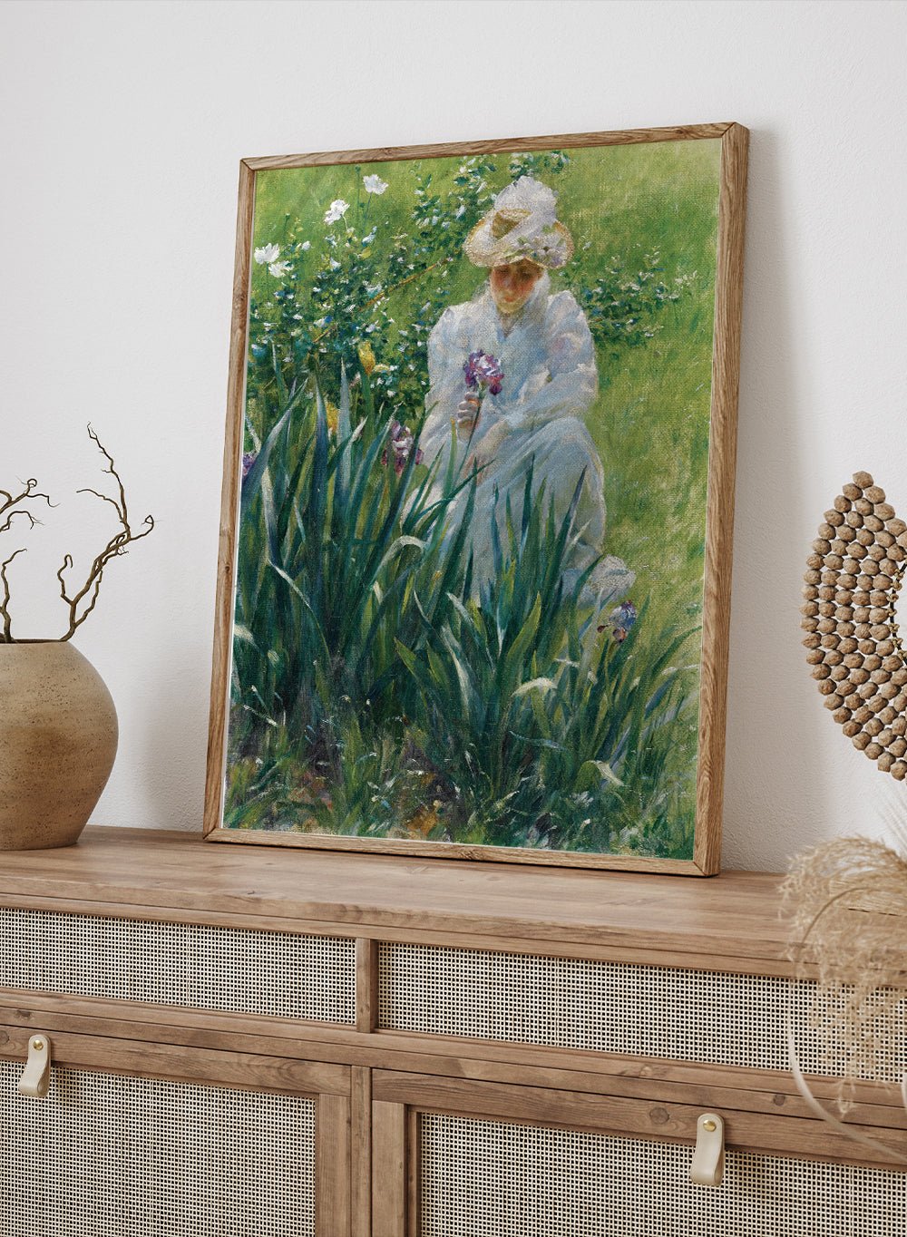 "The Iris Bed" Art Print_Sugar & Canvas