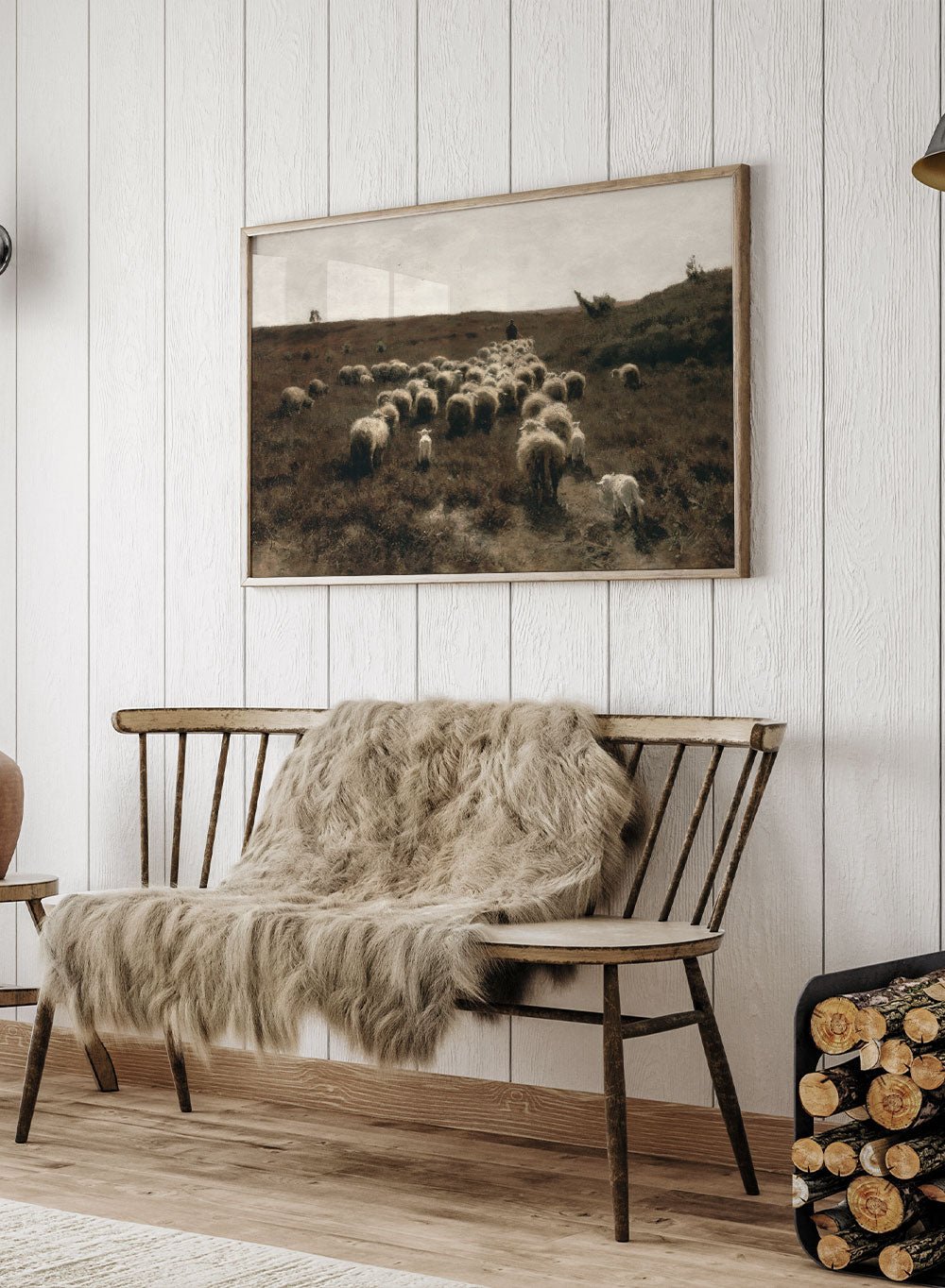 "The Return of the Flock, Laren" Art Print_Sugar & Canvas