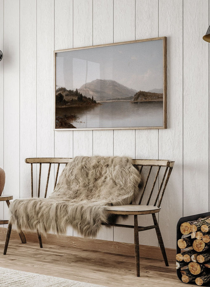 "Bear Mountain and Iona Island on the Hudson River" Art Print_Sugar & Canvas