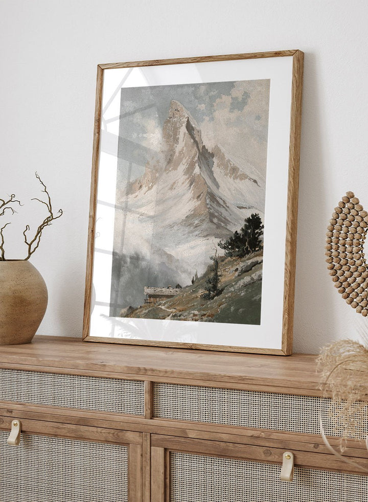 "View of the Matterhorn" Art Print_Sugar & Canvas