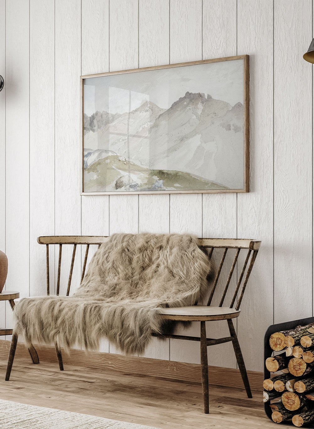 "The Upper End of Little Cottonwood Canyon" Art Print_Sugar & Canvas