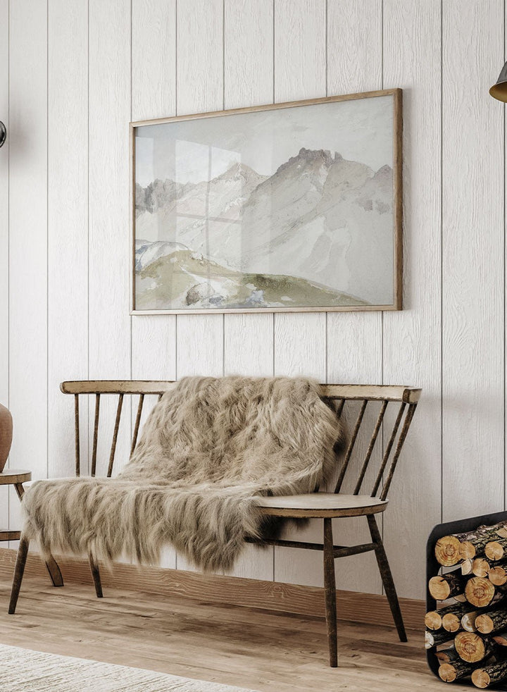 "The Upper End of Little Cottonwood Canyon" Art Print_Sugar & Canvas