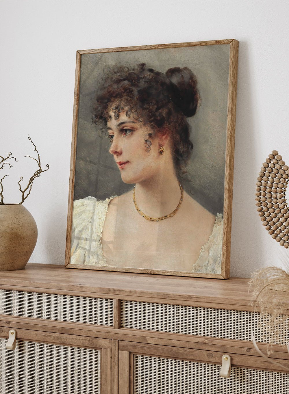 "A Young Beauty" Art Print_Sugar & Canvas