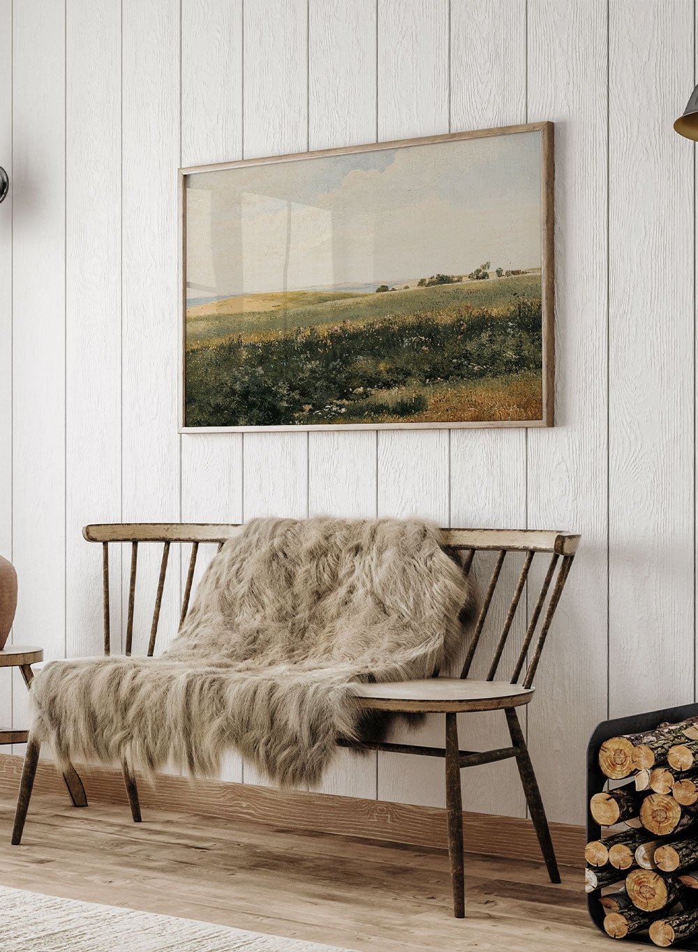 "Summer Landscape with Rolling Fields" Art Print_Sugar & Canvas