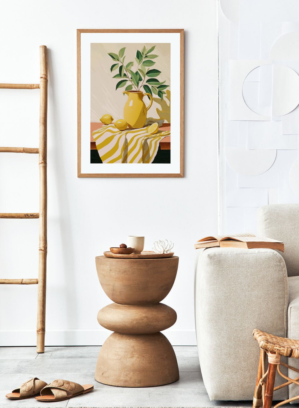 'Sun - drenched' Aesthetic Kitchen Art Print_Sugar & Canvas