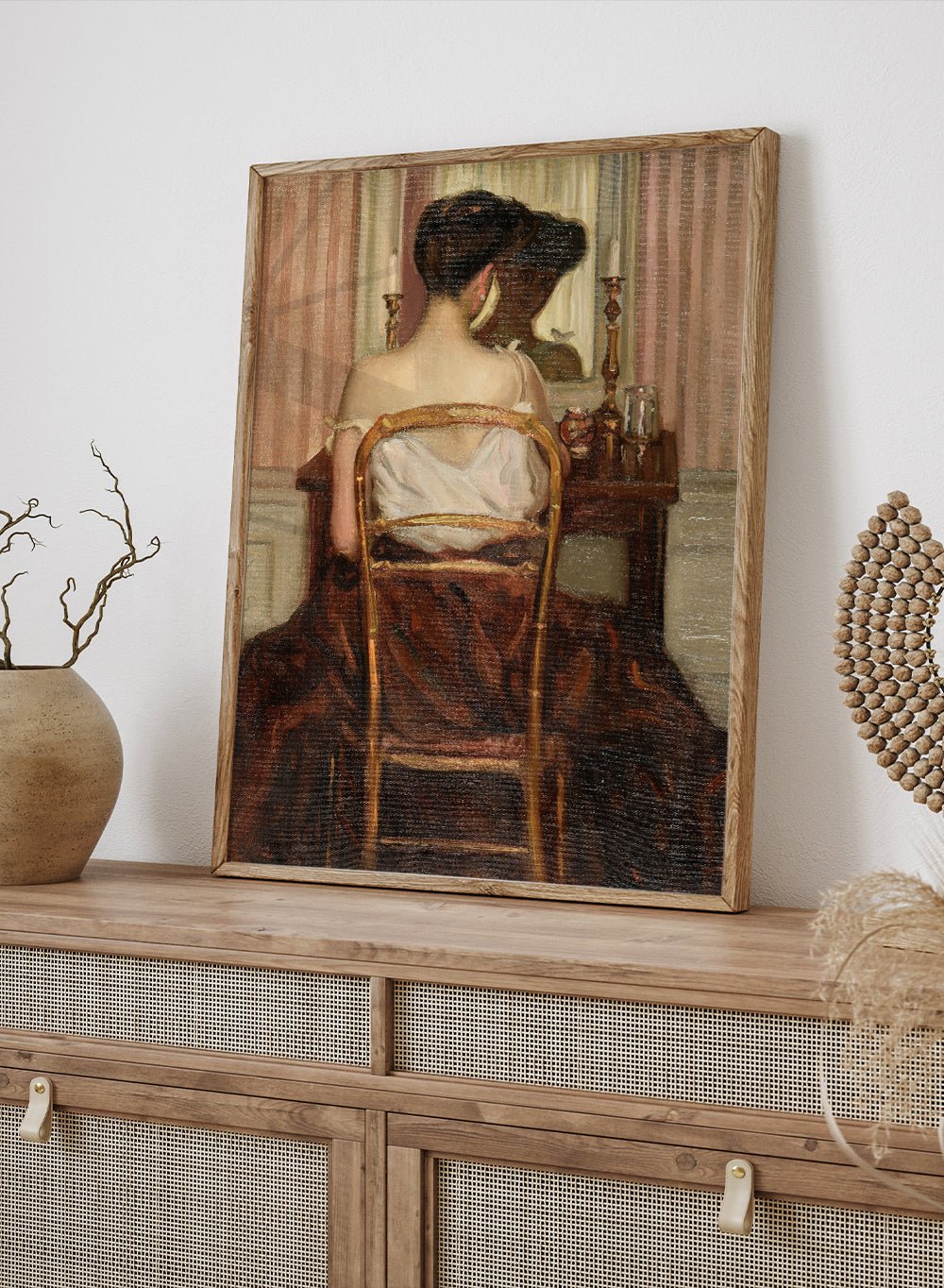 "At the Mirror" Art Print_Sugar & Canvas