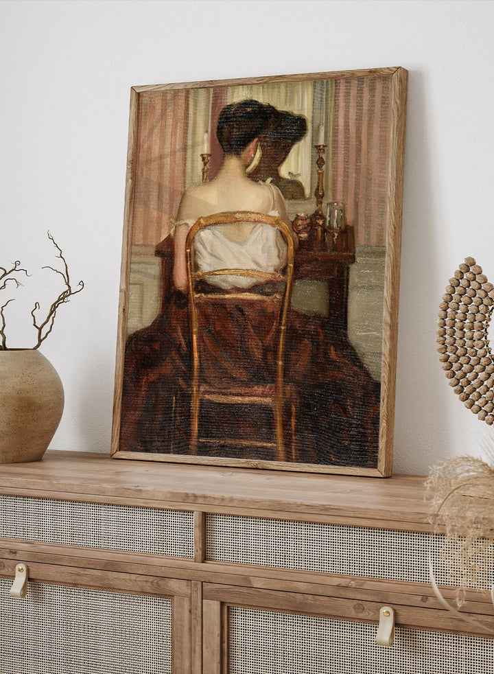 "At the Mirror" Art Print_Sugar & Canvas