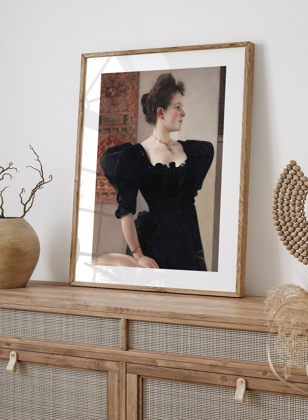 Gustav Klimt Portrait of a Lady (Marie Breunig) Art Print_Sugar & Canvas