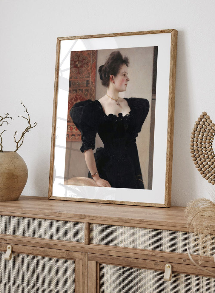 Gustav Klimt Portrait of a Lady (Marie Breunig) Art Print_Sugar & Canvas