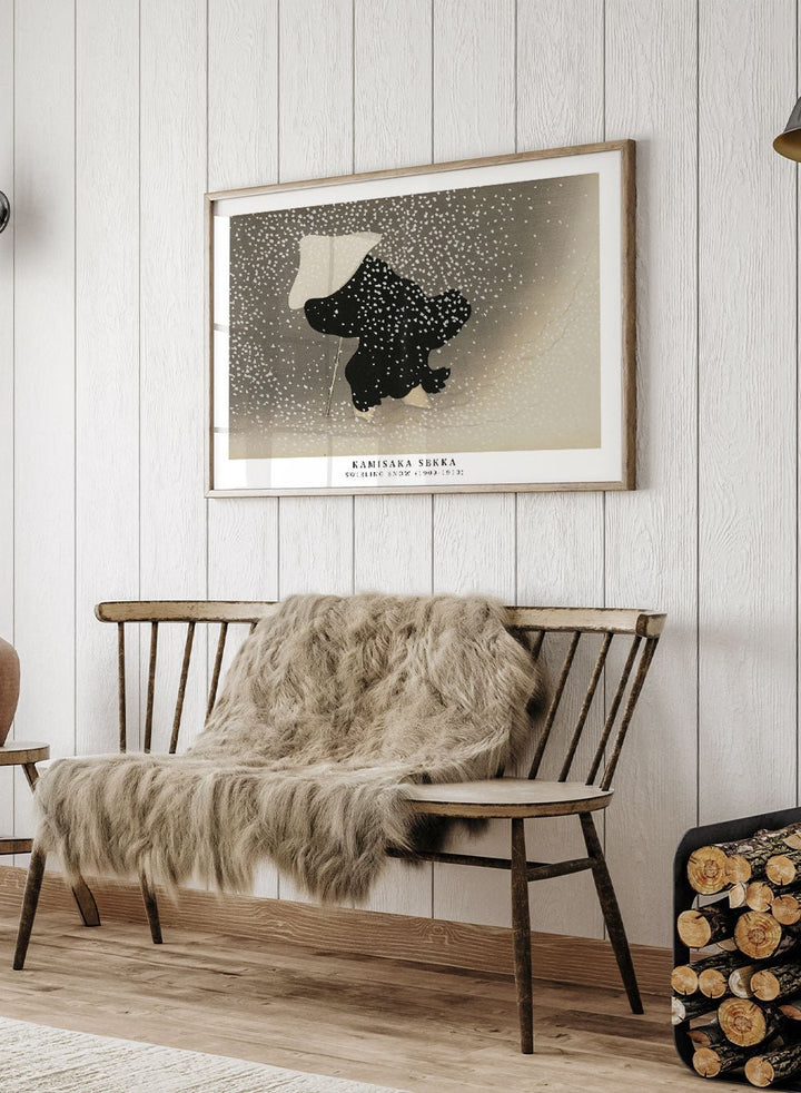 Kamisaka Sekka "Swirling Snow" Art Print_Sugar & Canvas