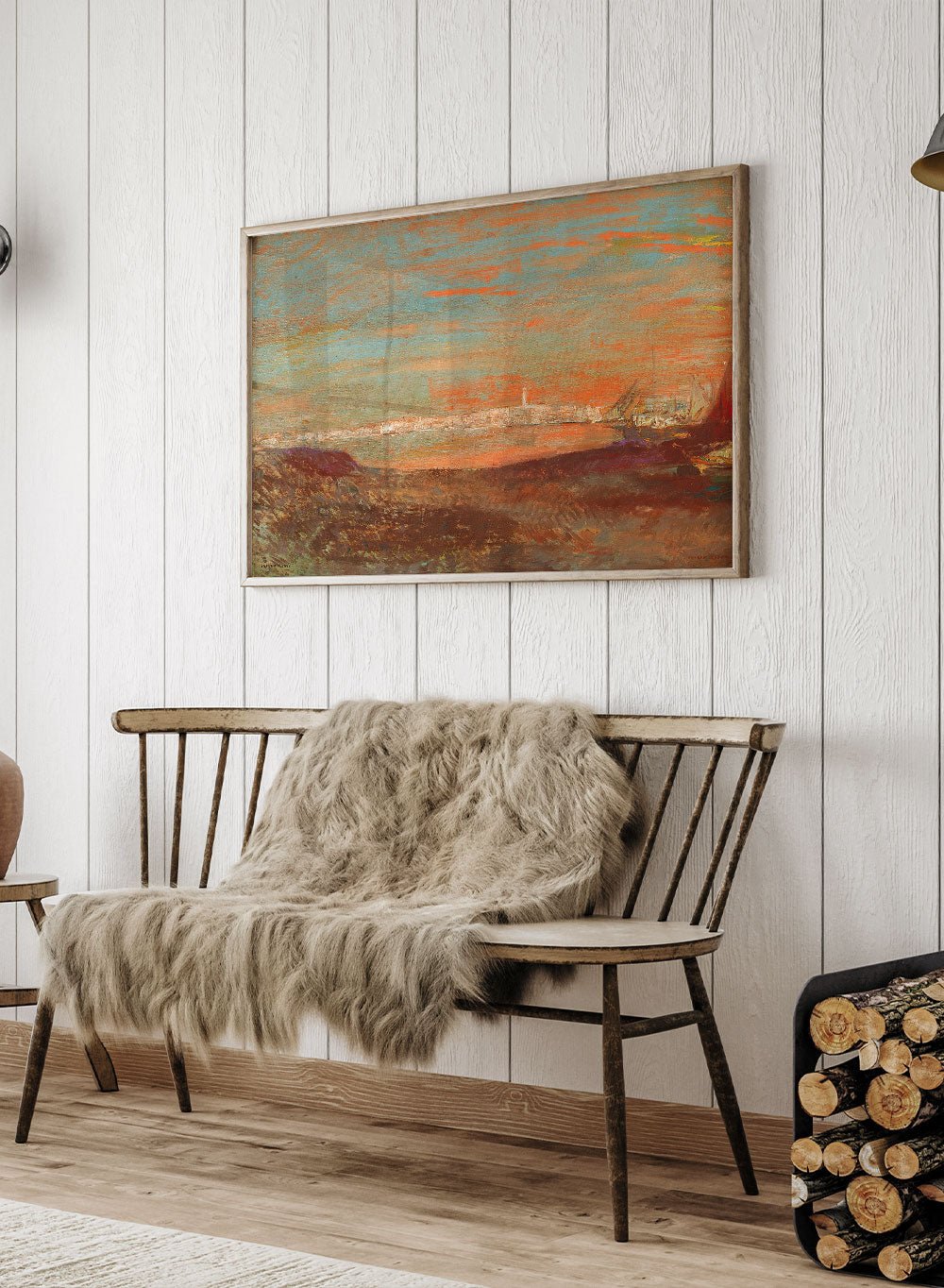 Odilon Redon The Italian Landscape Art Print_Sugar & Canvas