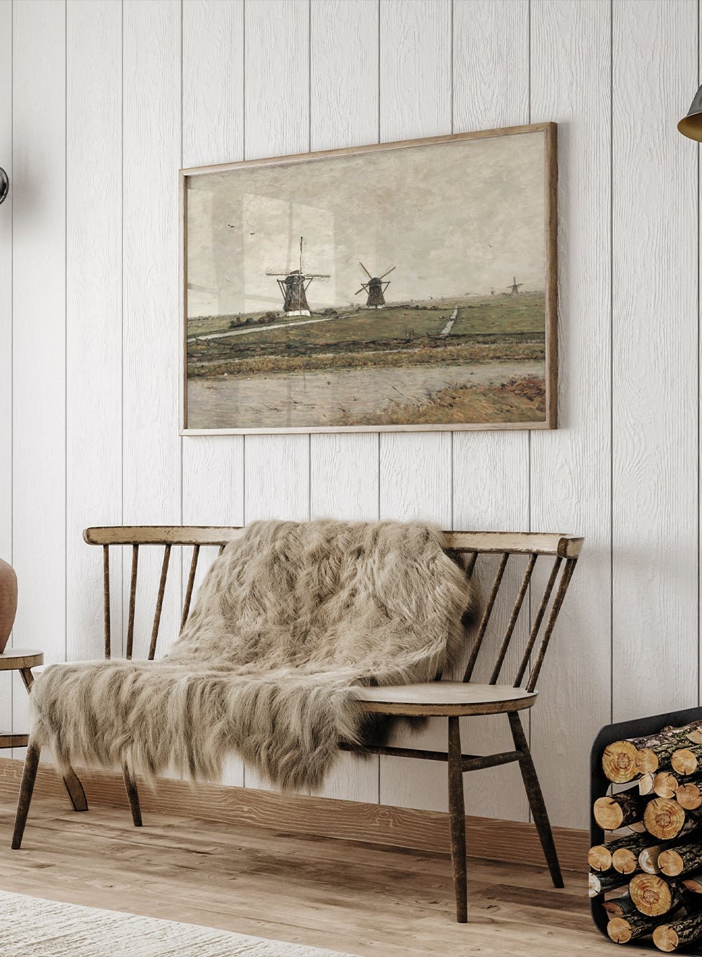 "Polder with Mills near Overschie" Art Print_Sugar & Canvas