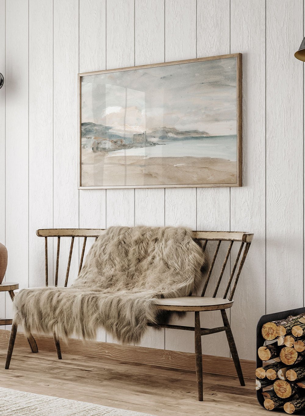 "View of Nice" Art Print_Sugar & Canvas