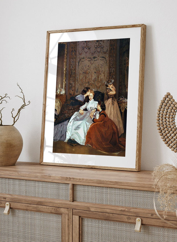 "The Reluctant Bride" Art Print_Sugar & Canvas