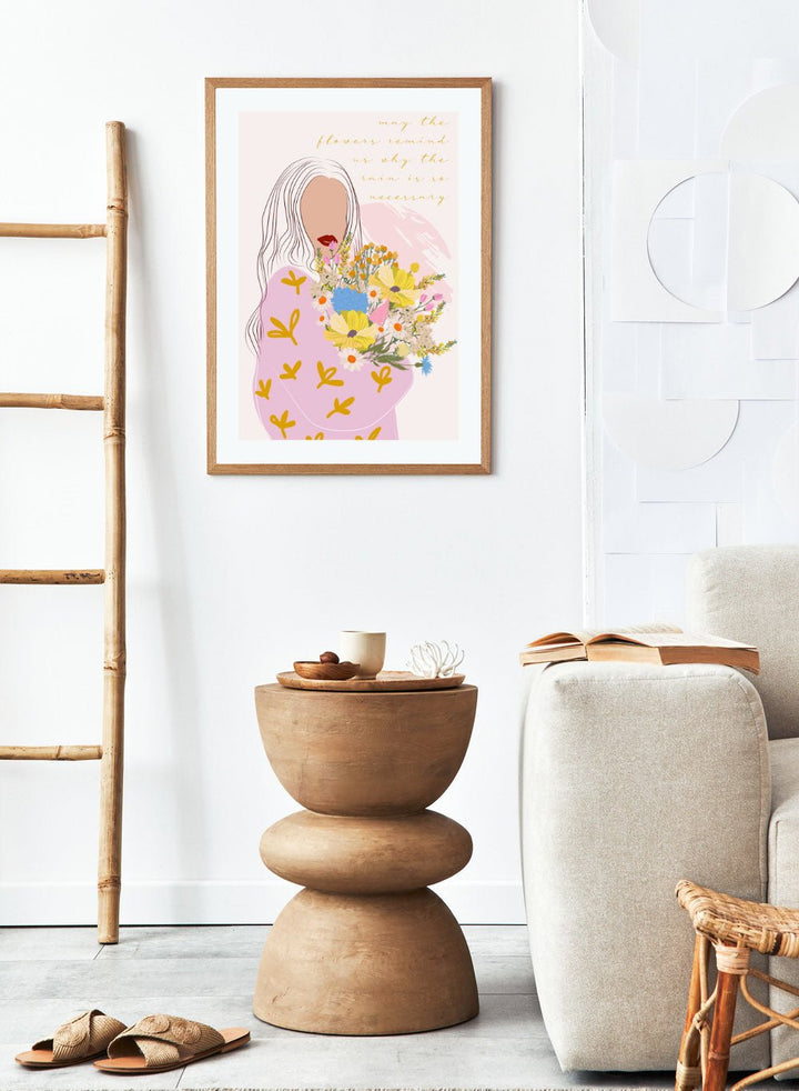 'Flowers After the Rain' Aesthetic Art Print_Sugar & Canvas