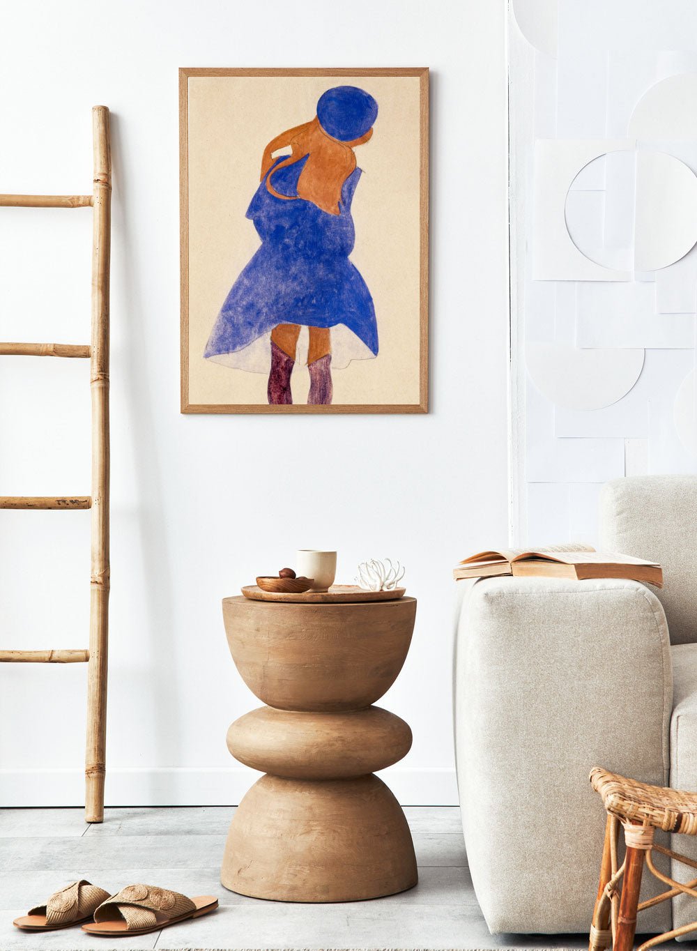 Egon Schiele Standing Girl Back View Art Print ES09_Sugar & Canvas