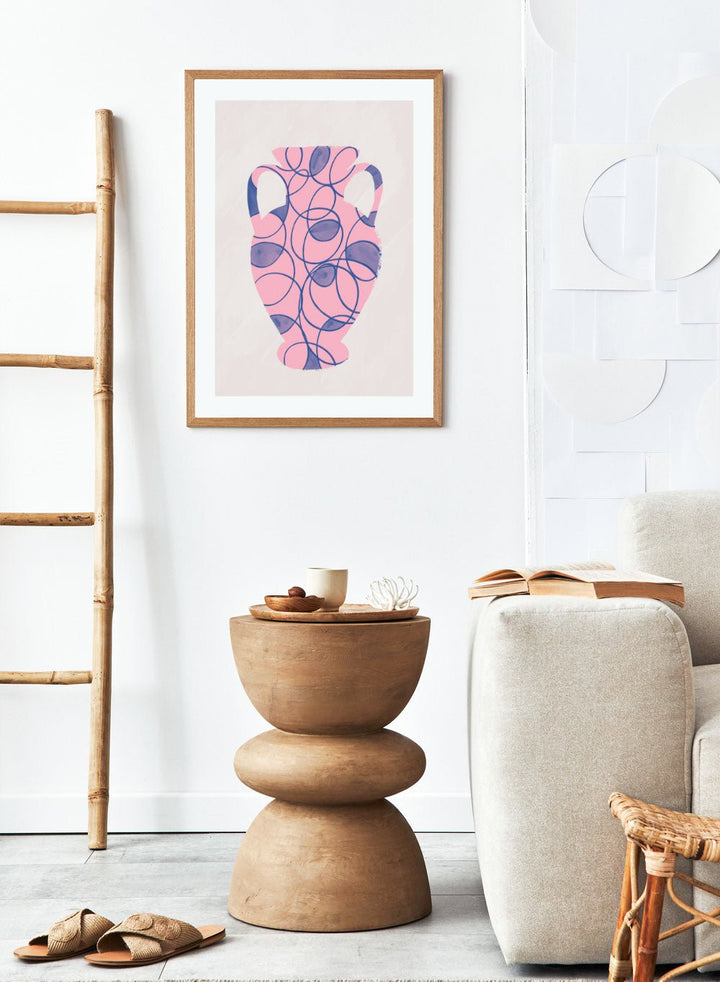 'Abstract Amphora' Aesthetic Art Print_Sugar & Canvas