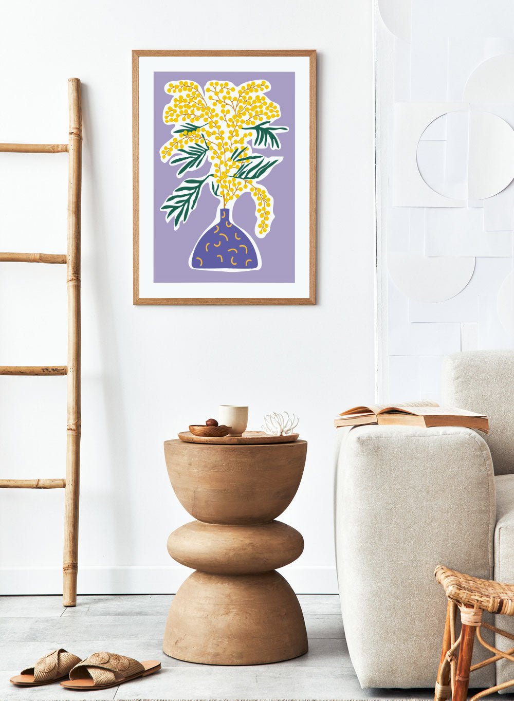 Abstract Flowers Art Print_Sugar & Canvas