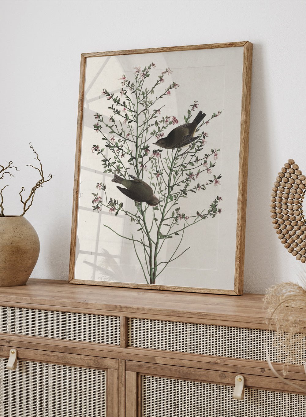 "Orange - crowned Warbler" Art Print_Sugar & Canvas